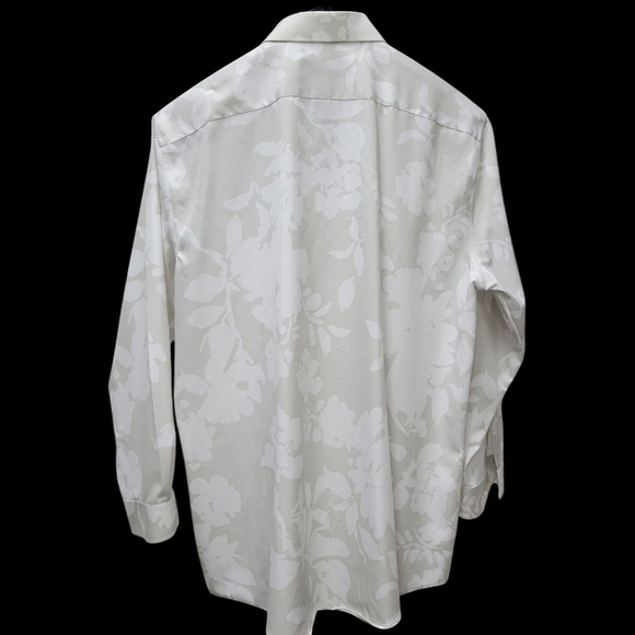 FERRAR Stretch Slim Dress Shirt Men Size XL 17-17 1/2 Neck 32-33 Sleeves Pre-own - Picture 2 of 7